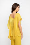Picture of Air blouse in crinkle satin satin YELLOW