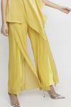 Picture of Air pants in crinkle satin satin YELLOW