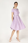 Picture of Princess dress with embossed flowers PURPLE