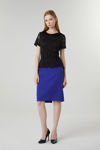 Picture of Lace top with satin collar BLACK