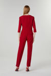 Picture of Stylized top in stretch crepe RED