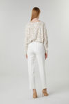 Picture of Pants in excellent quality crepe elastic EKRU