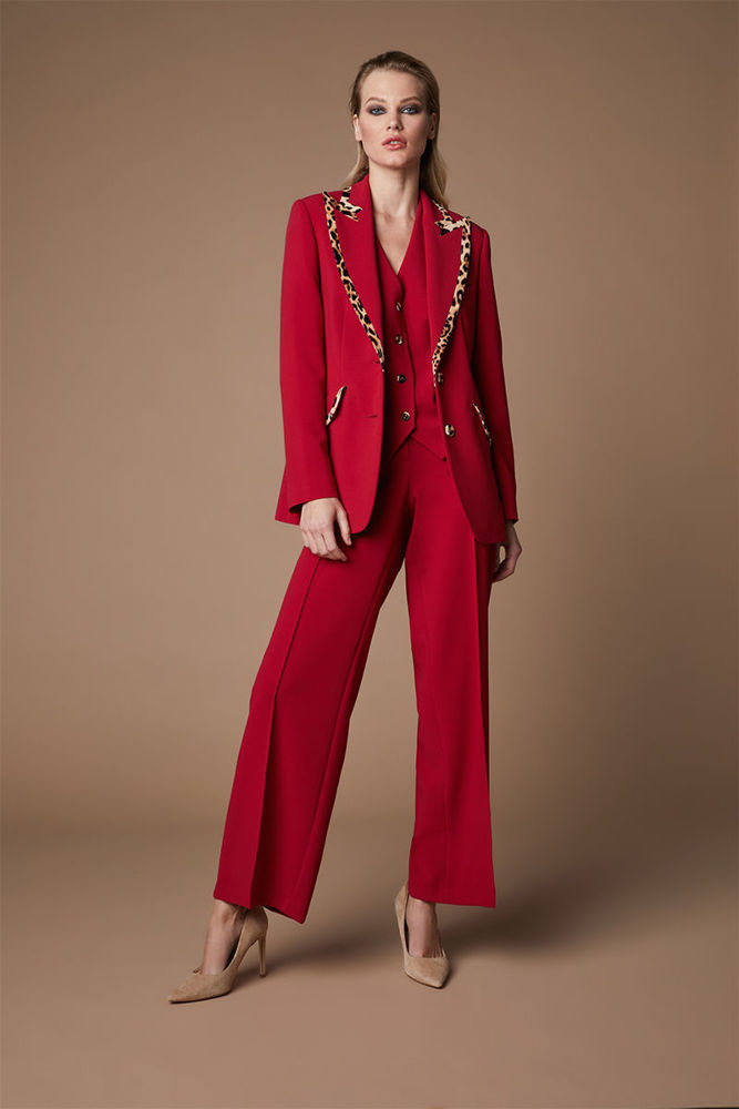 ASOS LUXE suit trouser in pixelated floral print | ASOS