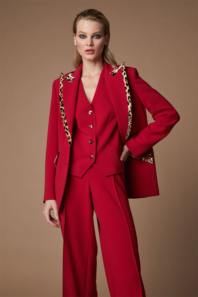Picture of Red waistcoat in excellent quality RED