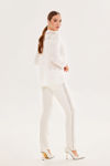 Picture of Gorgeous V-neck blouse EKRU