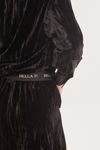 Picture of Trousers in embossed velvet BLACK
