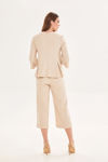 Picture of Cropped trousers in very good quality boucle fabric VANILIA