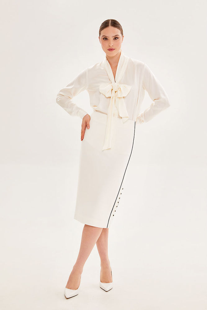 Picture of Lovely pencil skirt EKRU