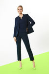 Picture of Blazer BELLA P. in crepe elastic BLUE
