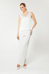 Picture of New top in viscose with lace ECRU