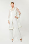 Picture of Elegant mando in organza with fronts ECRU