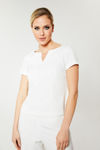 Picture of Stylized top in crepe stretch ECRU