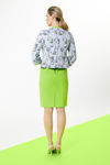 Picture of Cardigan in French brocade navy pattern ICE