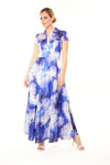 Picture of Maxi shirt dress σε καλής ποιότητος floral εμπριμέ ρουα