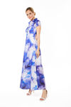 Picture of Maxi shirt dress σε καλής ποιότητος floral εμπριμέ ρουα