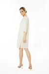 Picture of Dress in viscose with hand-embroidered flower VANILIA