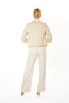 Picture of Lovely cardigan made of fine jacquard zebra BEIGE