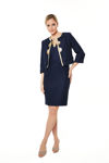 Picture of Wonderful cardigan in boucle cotton BLUE