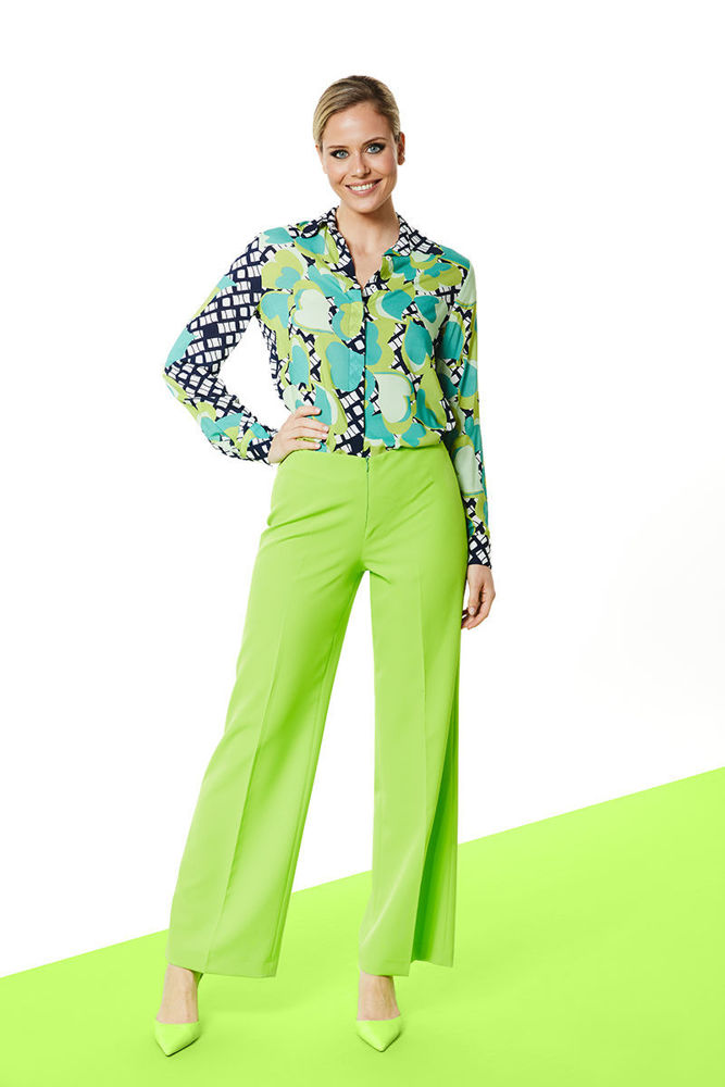 Picture of Crepe pants in crepe elastic