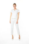 Picture of Crepe elastic pants ECRU