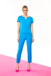 Picture of Stylized top in crepe stretch SKY