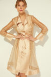 Picture of Elegant mando in organza with fronts BEIGE