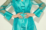 Picture of Elegant mando in organza with fronts GREEN