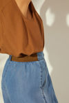 Picture of Trousers in denim with a wash treatment INDIGO