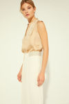 Picture of Trousers in fine crepe with wide elastic at the waist VANILIA