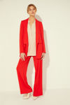 Picture of New straight-line fine crepe jacket RED
