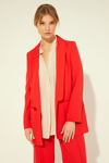 Picture of New straight-line fine crepe jacket RED