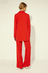 Picture of New straight-line fine crepe jacket RED