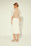 Picture of Midi skirt in very good quality cotton boucle VANILIA