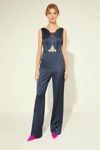 Picture of Jumpsuit in heavy satin stretch BLUE