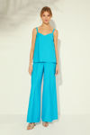 Picture of Lingerie top in viscose with straps TURQUOISE
