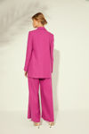Picture of High-waisted linen pants MAUVE
