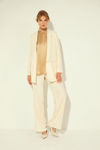 Picture of New straight-line fine crepe jacket VANILIA