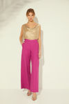 Picture of High-waisted linen pants MAUVE