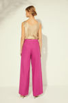 Picture of High-waisted linen pants MAUVE