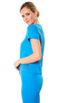 Picture of Crepe elastic pants SKY