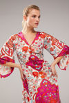 Picture of Maxi dress full of colors CORAL