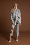 Picture of All time classic shirt in microprint satin VANILIA