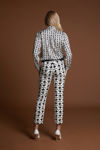 Picture of All time classic shirt in microprint satin VANILIA