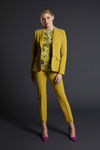 Picture of New BELLA P. blazer in crepe elastic OCHRA