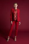 Νέο blazer BELLA P. σε κρεπ ελαστικό κοκκινο