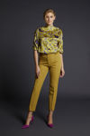 Picture of New BELLA P. pants in crepe elastic OCHRA