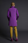 Picture of Cardigan in high-quality crepe MAUVE