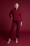 Picture of Blouse for a winter business outfit BORDEAUX