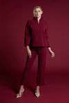 Picture of Blouse for a winter business outfit BORDEAUX