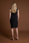 Picture of Classic crepe stretch dress BLACK